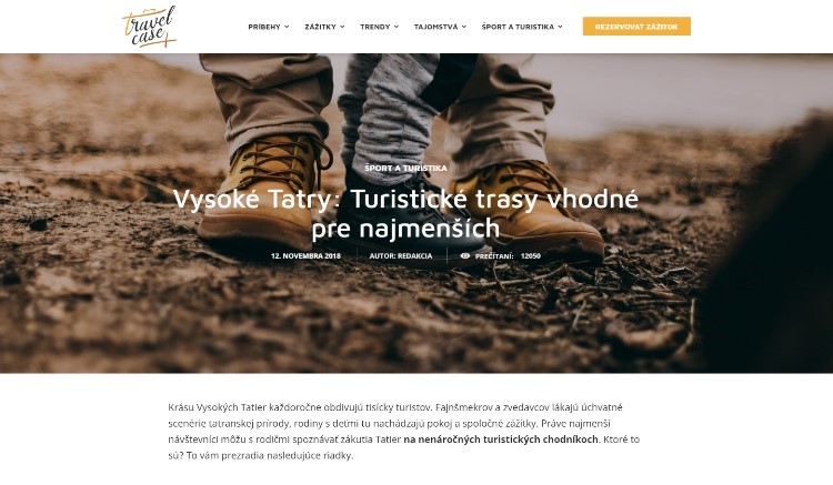 Travelcase - TMR Hotels - Turistické trasy vhodné pre najmenších